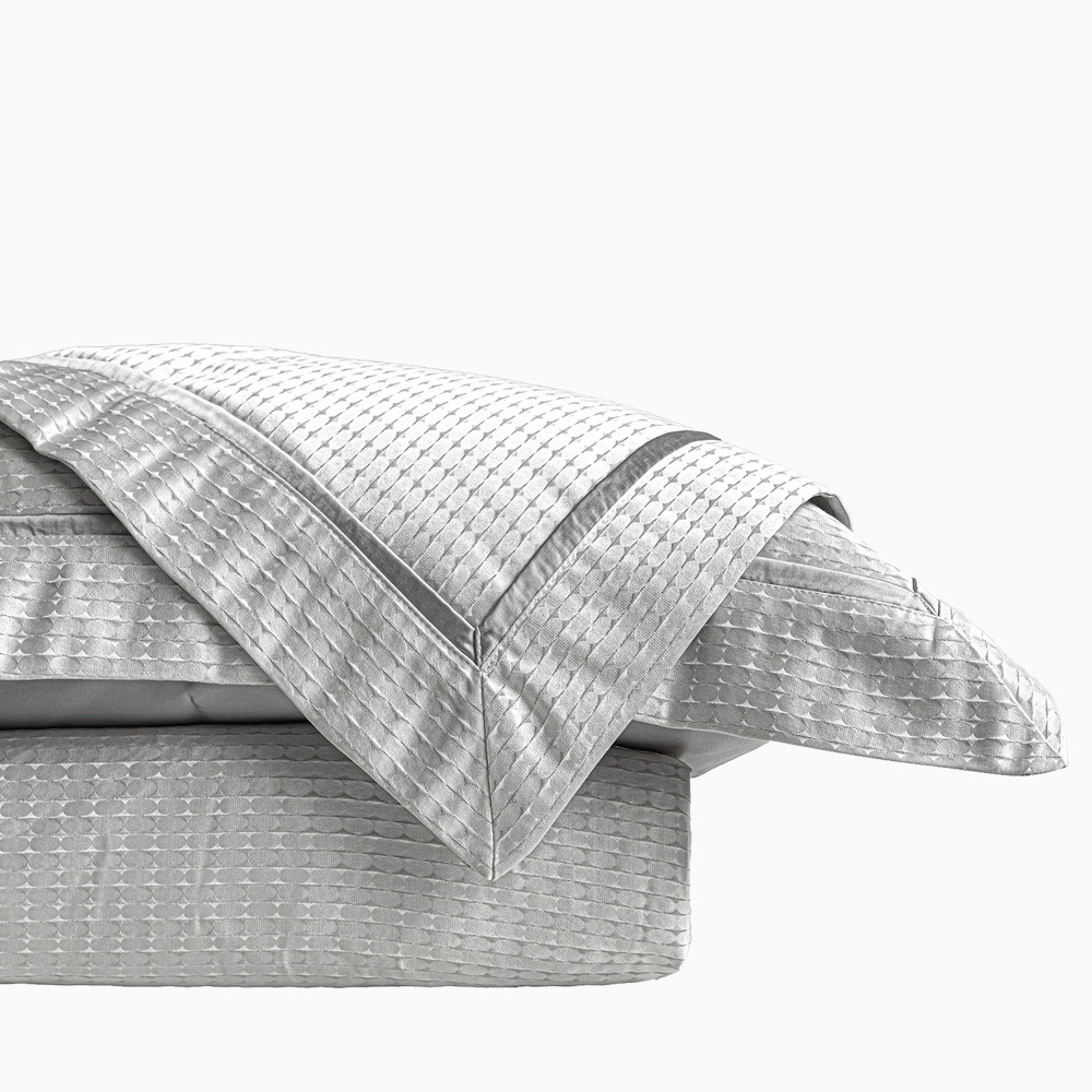 Ropa de cama de cuatro piezas conjunto de oficina de ventas modelo habitación suave decoración muebles sala de exhibición Decoración Ropa de cama conjunto blanco gris