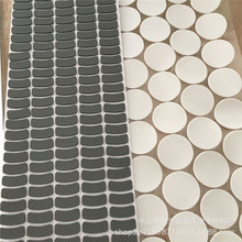 硅胶平垫圈 灰色格纹硅胶垫  磨砂硅胶垫片背胶硅胶垫圈 硅胶垫片
