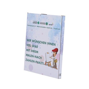 Handwriting Board Packaging Box Creative Color Printing Drawing Board Paper Box Photo Frame Drawing Board Paper Box Oil Painting White Card Color Box Wholesale