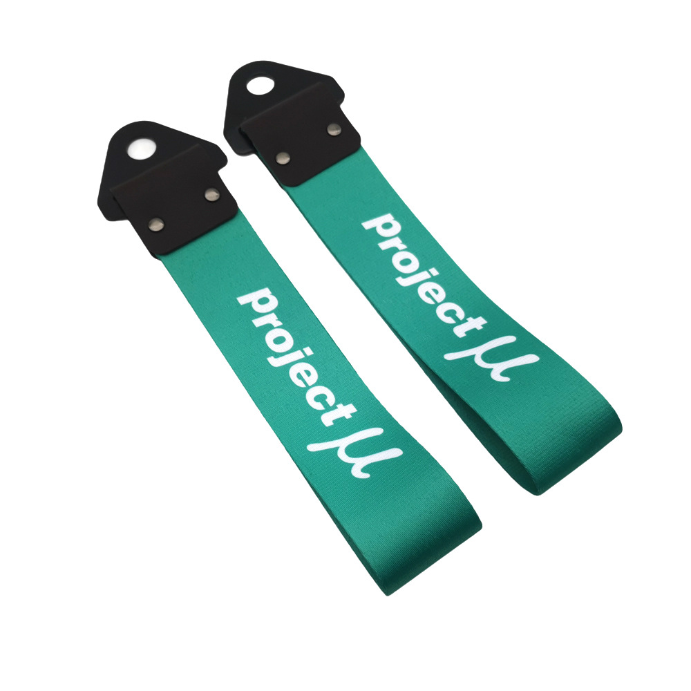 Car Modification Jdm Trailer with Triangle Buckle Insurance Front Bumper Lip Decoration Traction Rope Tail Throat Personalized Decorative Streamer