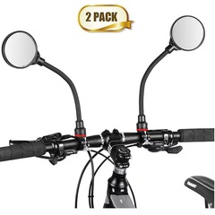 自転車バックミラー、電気自動車バックミラー、マウンテンバイクユニバーサルロングポールバックミラーホース、調整可能なバックミラー
