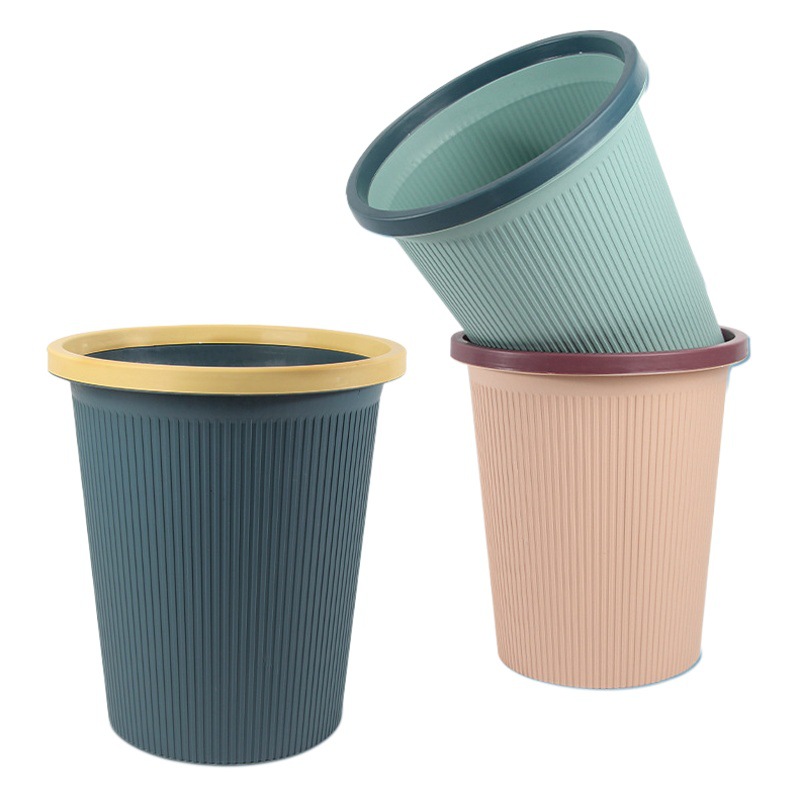 INS presión creativa anillo clasificación basura puede hogar de alto aspecto baño cocina al por mayor simple cesta de papel grande comercial