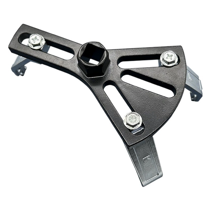 Оптовый многофункциональный ключ для крышки топливного бака автомобиля, трехзахватный регулируемый ключ для крышки масляного насоса, инструмент для ремонта и разборки автомобилей