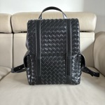 英伦风男女通用牛皮手工编织双肩包新款大容量商务通勤出差电脑包