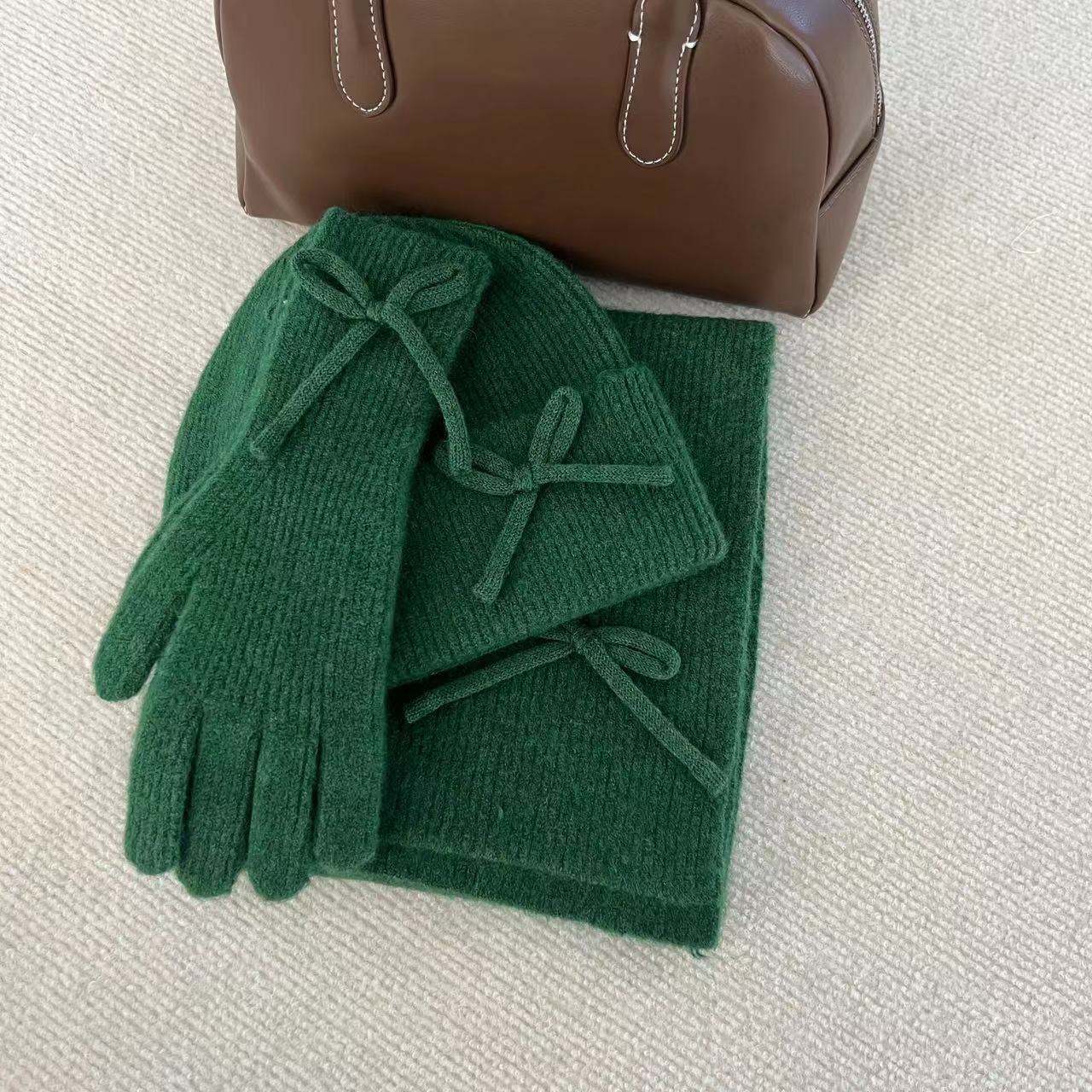 나비넥타이 3종세트-다크그린