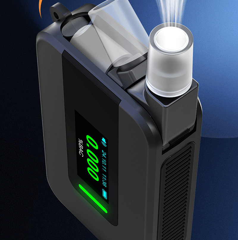 Electrochemical alcohol test detector s + new convenient drunk driving detector cross-border for manufacturers straight hair