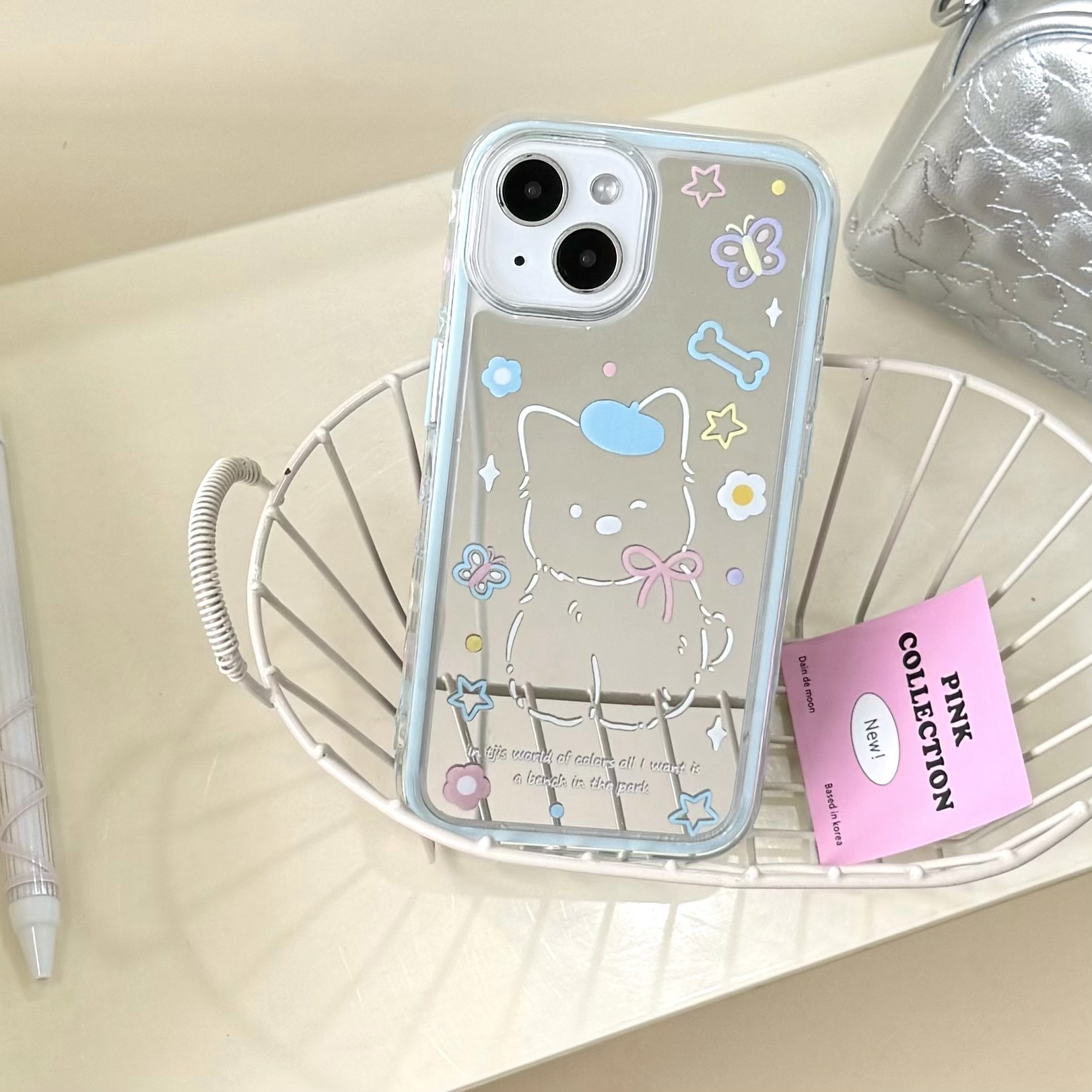 Cachorro simple de West Highland para iPhone15/16 funda para teléfono móvil 15ProMax nuevo 16Pro pareja 14 mujer 13