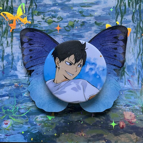 Volleyball Boy Animation Peripheral Badge, Hinata Sho, Shadow Mountain Tobio, Two-dimensional Backpack, Brooch, Ornament