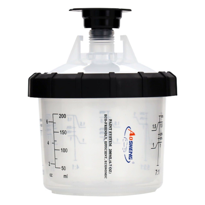 Поставка одноразового распылителя горшок одноразовый пластиковый горшок с краской мебель ремесла краска горшок одноразовый пистолет-распылитель горшок