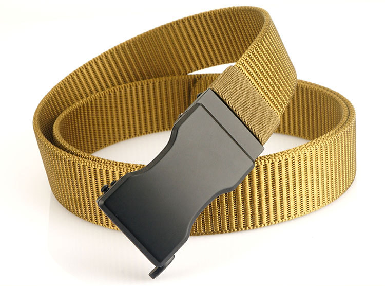 Nylon Casual Belt With Automatic Buckle For Men Quick Drying_voghion.com