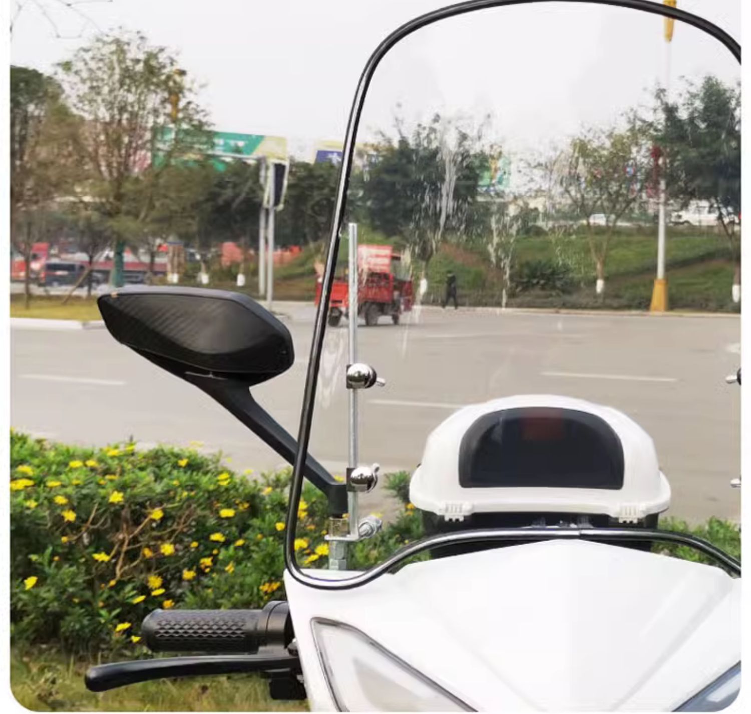 Electric Bicycle Windshield, Motorcycle Windshield, Tricycle Windshield