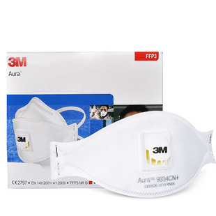 3M 9334CN+���o���ַ��F�����ۉm�wĭFFP3�^��ʽKN95�������y͸��