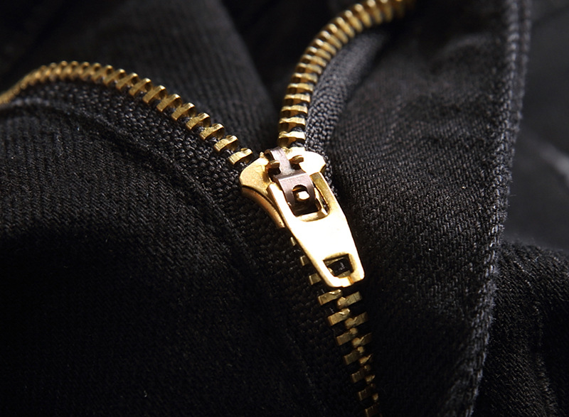 Jeans da uomo, nuovi pantaloni elasticizzati neri da uomo, jeans strappati slim fit da uomo, pantaloni personalizzati_voghion.com