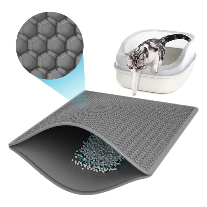 Almohadilla para caja de arena para gatos Almohadilla para mascotas EVA Almohadilla para pies para gatos Almohadilla para arena para gatos Almohadilla para inodoro para gatos Almohadilla para arena para gatos