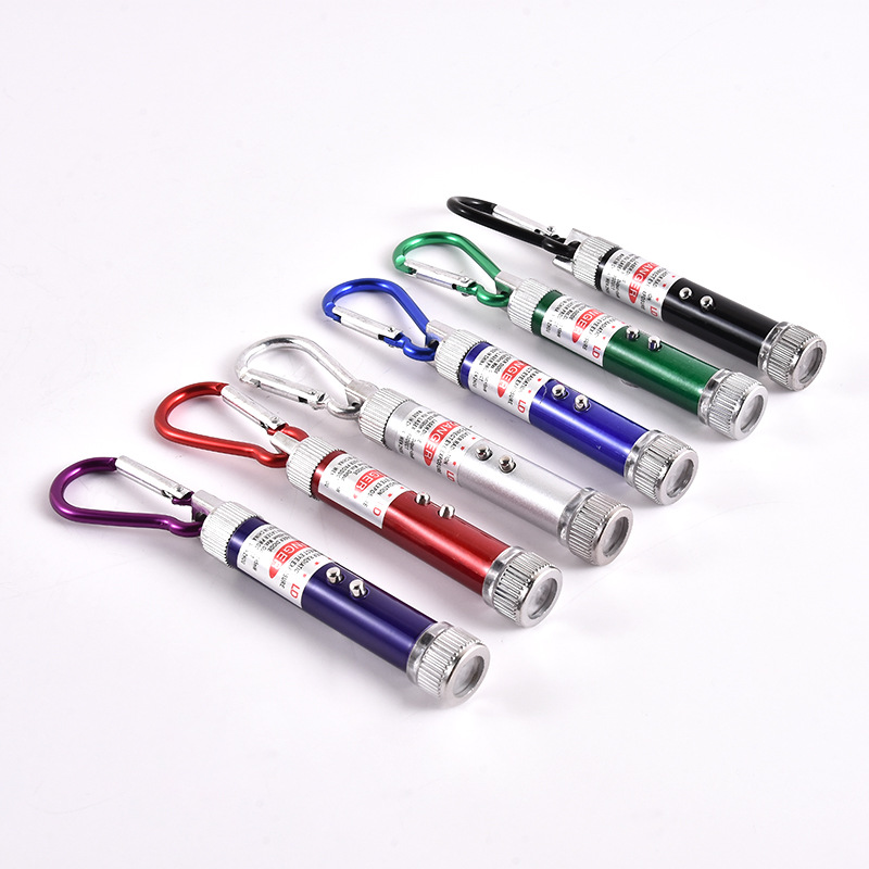 멀티 사진 레드 라이트 레이저 포인터 3 대 1 다기능 LED 미니 선물 손 램프 휴대용 조명 손전등