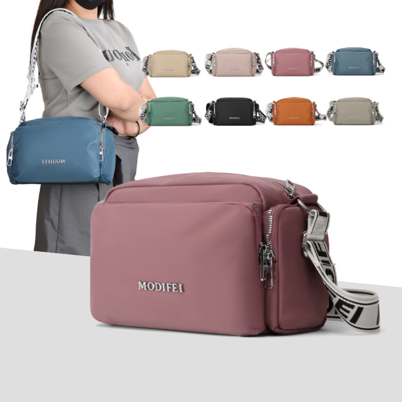 Tessuto di nylon 2024 Nuovo alla moda grande capacità spalla singola tracolla versione coreana stile occidentale leggero casual_voghion.com