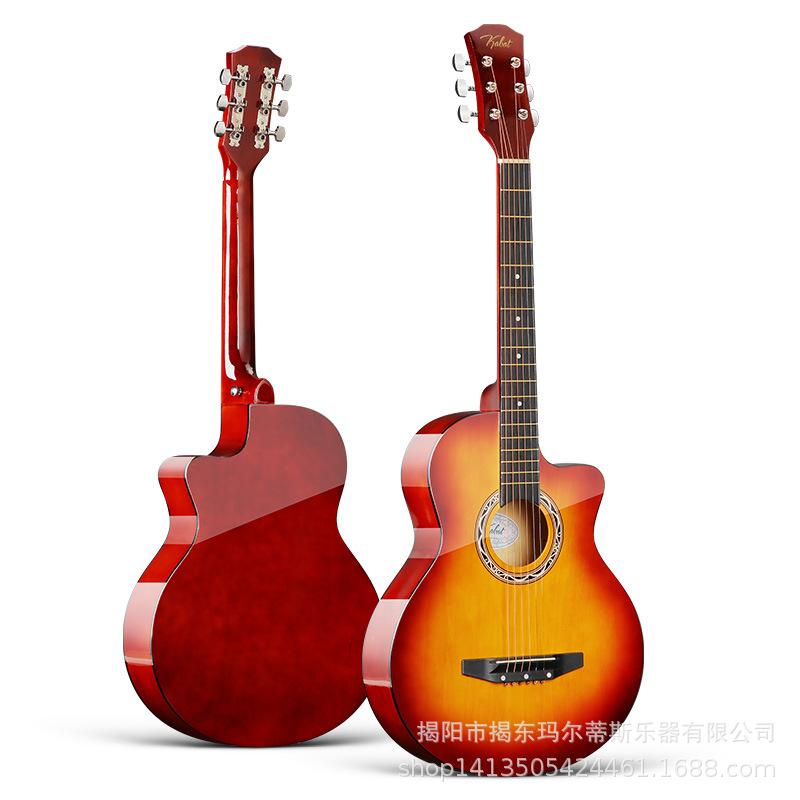 (Wholesale), guitar, musical instruments, matte classic practice for beginners, 38 inch 3