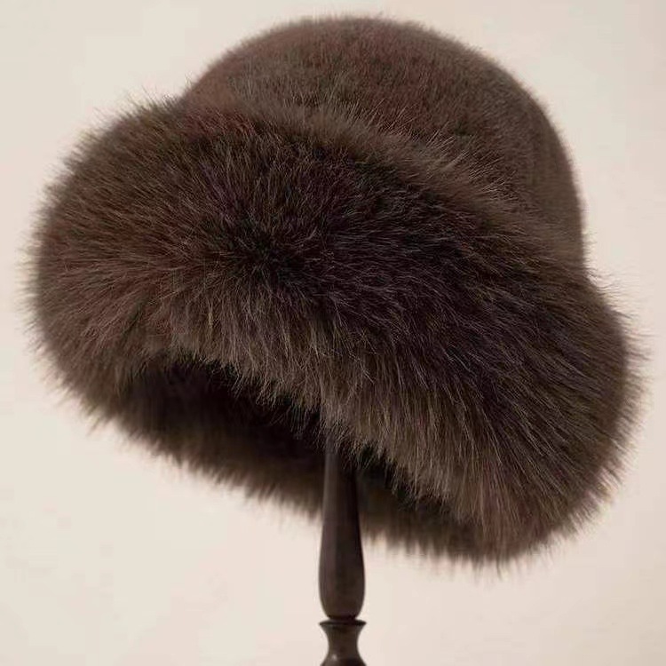 200g Weight Beanie Hat Hats Type Daily Occasion Polyester Material Solid Color Pattern Autumn&Winter Season Women's Gender Simple Style, IG Style Style Eaveless Rim Winter Woolen Hat Women's Autumn And Winter Korean Warm Hat Fashion Solid Color Face-Looking Little Wild Mongolian Hat Thickened 6
