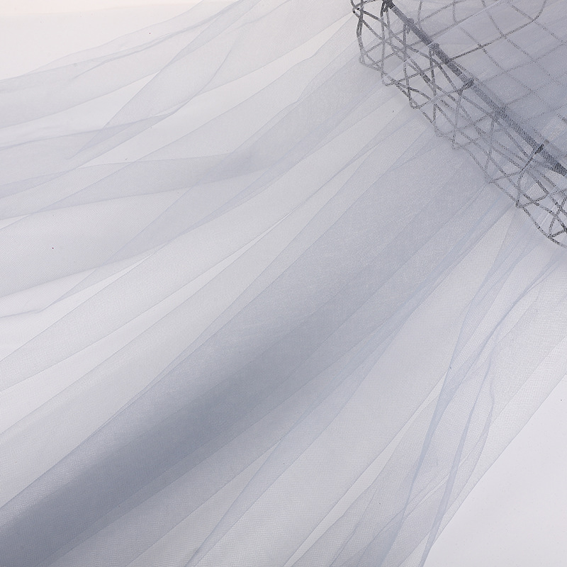 现货超仙锦纶美国网蓬蓬裙婚纱舞台裙表演服童装连衣裙瑞士网网纱