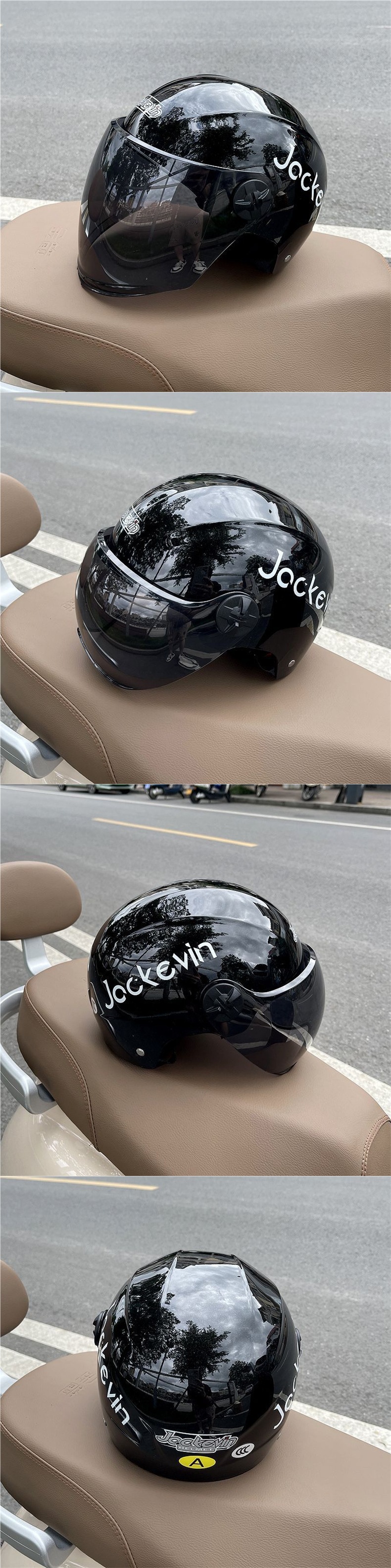 3C certified electric vehicle helmet, summer motorcycle safety helmet, half helmet, suitable for all seasons, unisex, sun protection, new national standard