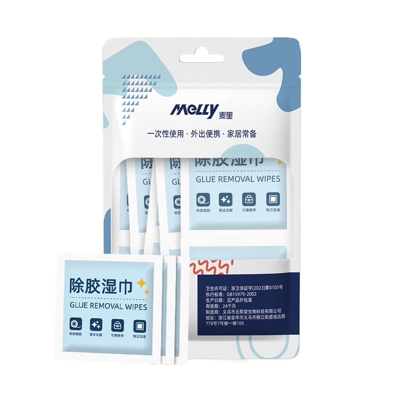 Melly glue removal wipes 36*1 bag