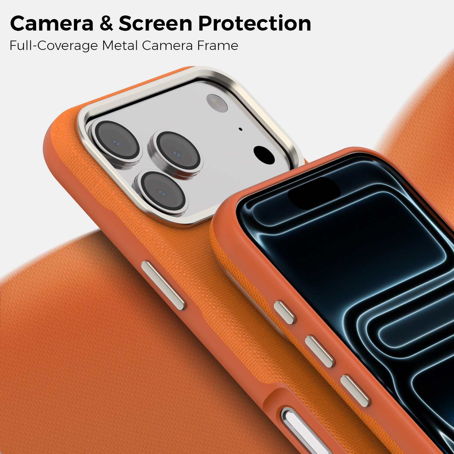 Ốp lưng từ tính iPhone 11-16 Pro Max chất liệu vải công nghệ MagSafe chống sốc — Cam【Ví thẻ】, Xanh dương【Ví thẻ】, Đen【Ví thẻ】, Xanh lá【Ví thẻ】 chi tiết 22