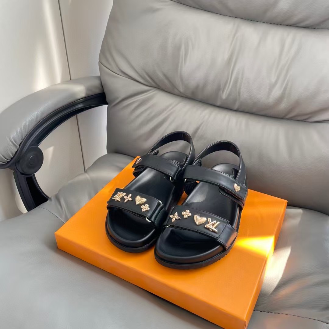 2024 nueva Europa, América, Oriente Medio, Nigeria, Singapur, Camboya, hebilla de cinturón de metal, velcro, zapatillas planas