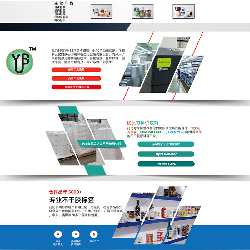 营业范围及机器展示