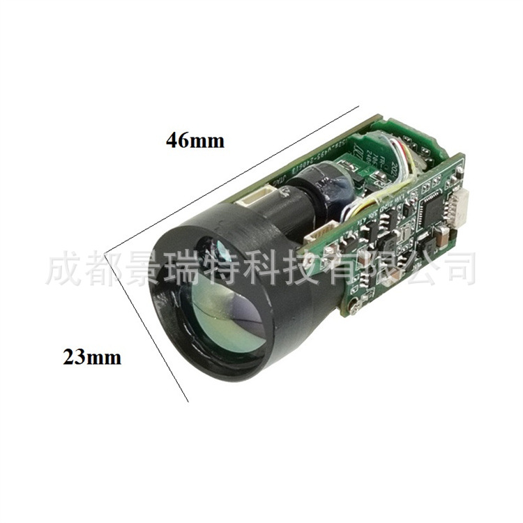 2km圆柱形激光传感器 枪瞄rangefinder 905nm微型激光测距模块