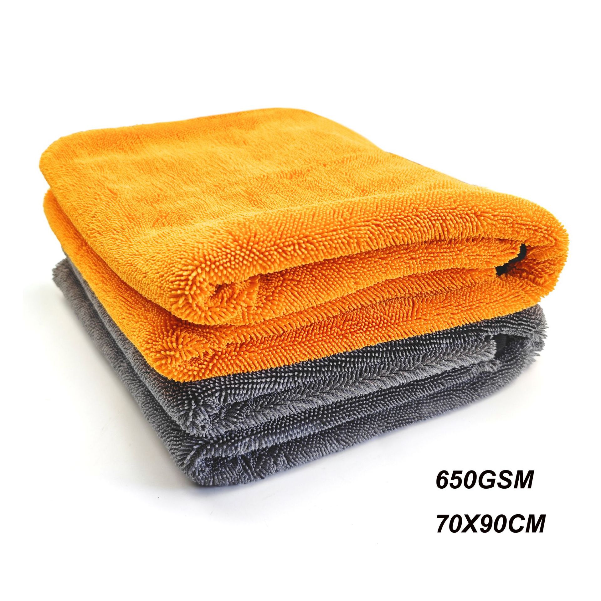 650g Polyester Brocade Twisted Braid Towel 70X90Cm Thickeneded Extra Large Twisted Korean Braid Cloth for Car Washing and Car Use