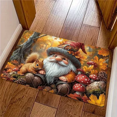 gnome holiday decorative floor — Avtomobil döşəmə paspasları