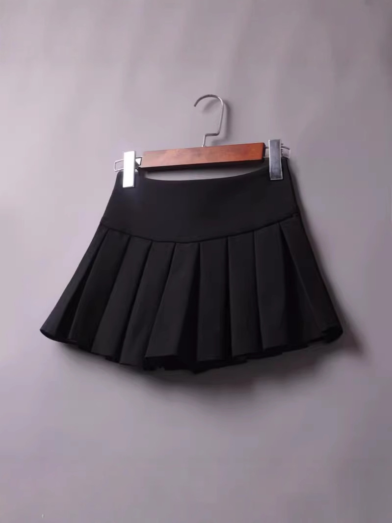 Demi-season autumn pleated skirt
