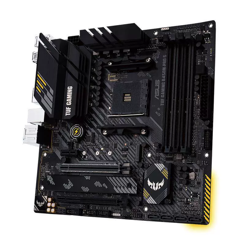 Материнская плата (ASUS) B450M TUF Gaming, AM4, LAN 2.5G, 10-фазная VRM, обновление BIOS в один клик