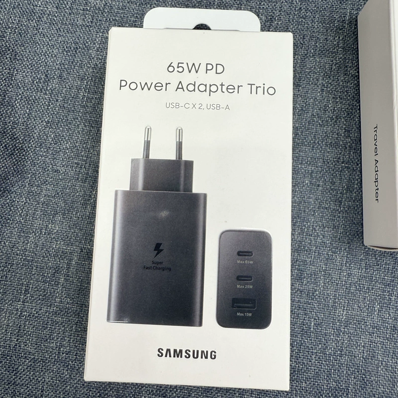 Совместимое оригинальное зарядное устройство для мобильного телефона Samsung, зарядное устройство, 65Вт