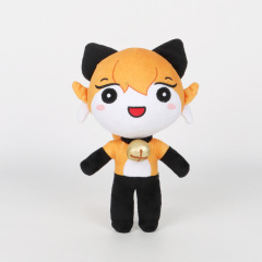跨境新品fox ledy plush狐狸女士毛绒玩具公仔