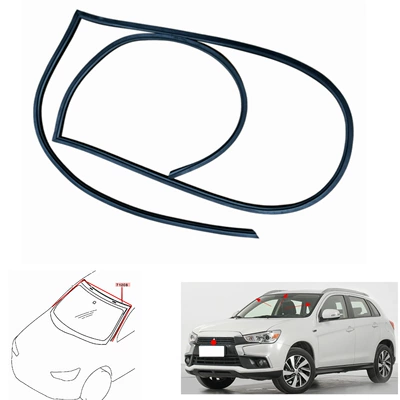 6107A054 6107A041 Is Suitable for Mitsubishi Asx Front Windshield Sealant Strip Trim Strip