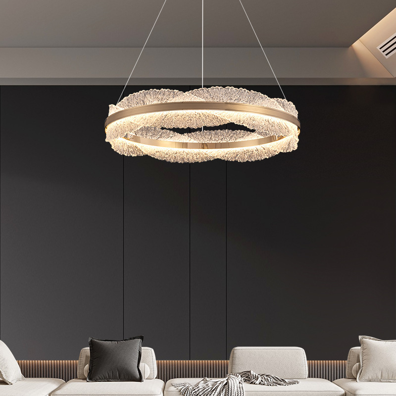 Luz francesa lujosa sala de estar iluminación comedor italiano diseñador de lámparas de nueva villa francesa lámpara de dormitorio