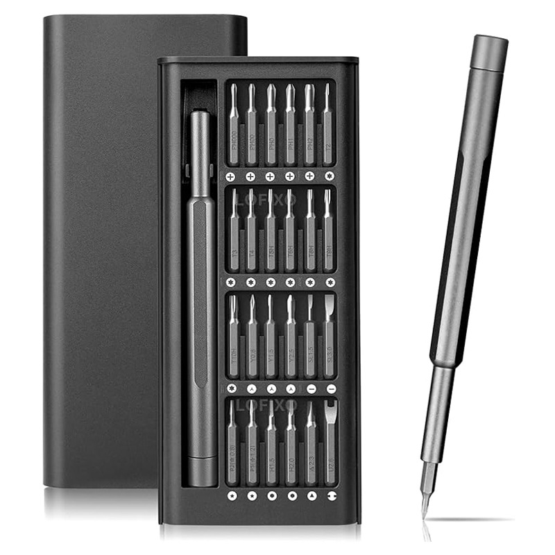 25合一螺丝刀套装精密批头家用便携维修工具组套组铝制五金工具