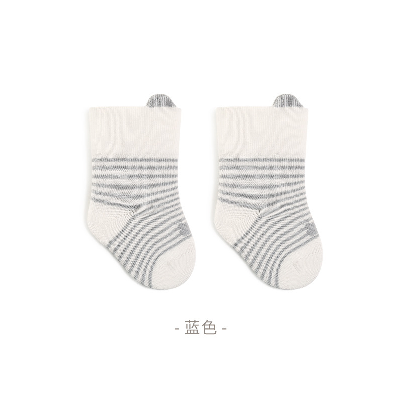 Calcetines para bebés primavera y otoño calcetines de algodón rayas medias calcetines para niños y niñas primavera lindos calcetines deportivos casuales versátiles