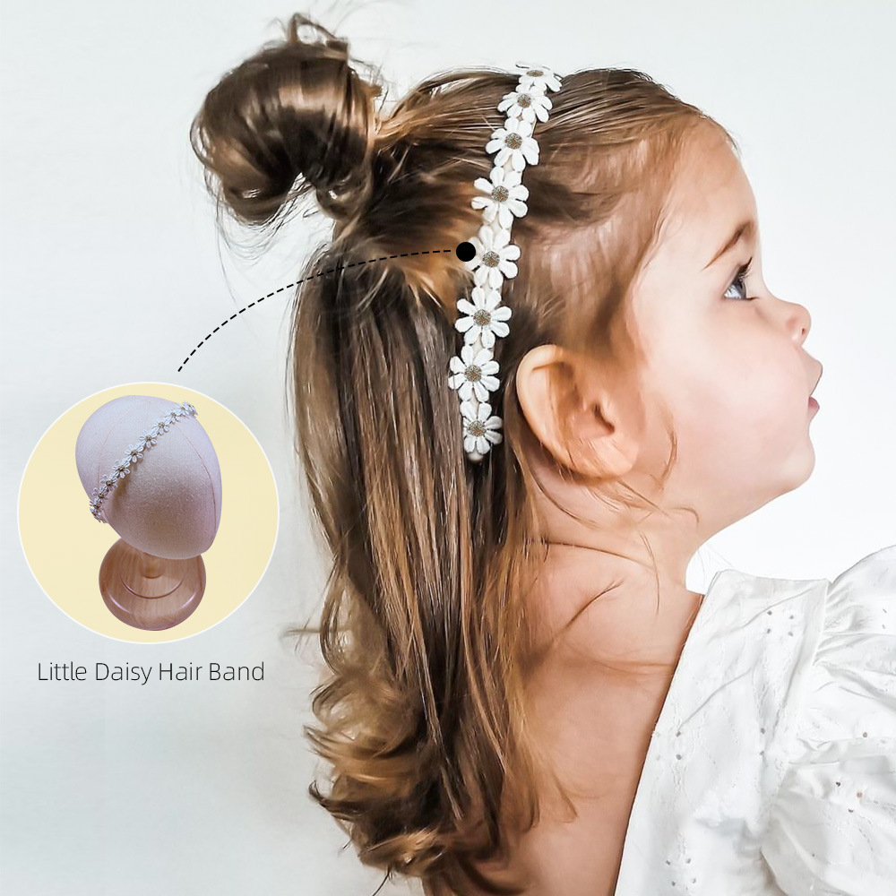 Cute Sweet Flower Cloth Hair Clip display picture 4