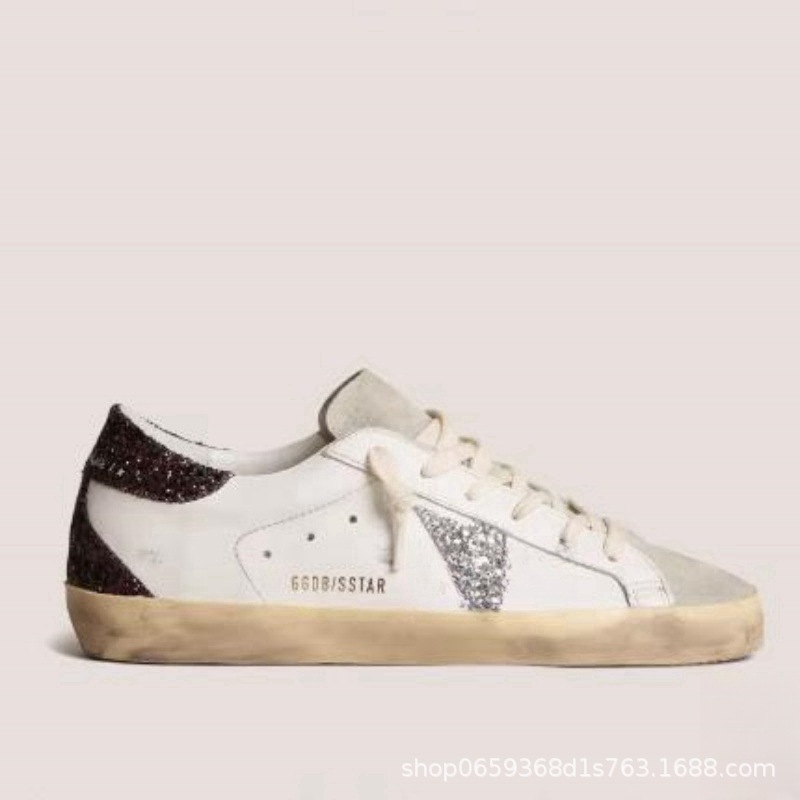 GG casual hacer viejas estrellas pequeñas zapatos sucios para mujeres nuevos zapatos de tablero rojo red de altura interior zapatos sucios zapatos de piel de vaca pequeños zapatos blancos