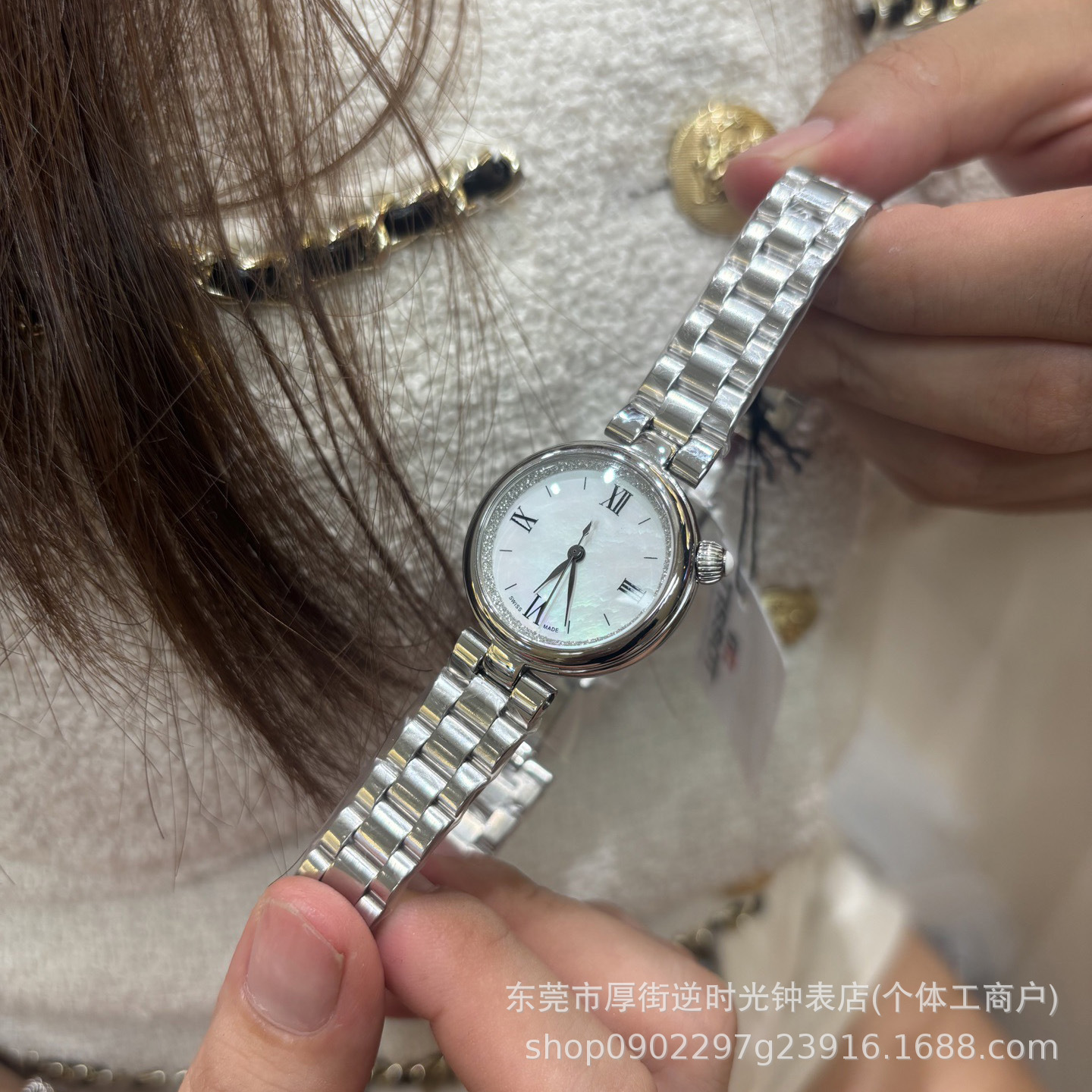 时尚新款刘亦菲同款小美人贝母外贸跨境批发休闲天家百搭石英女表