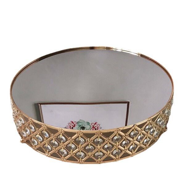 European -style circular electroplating cake shelf