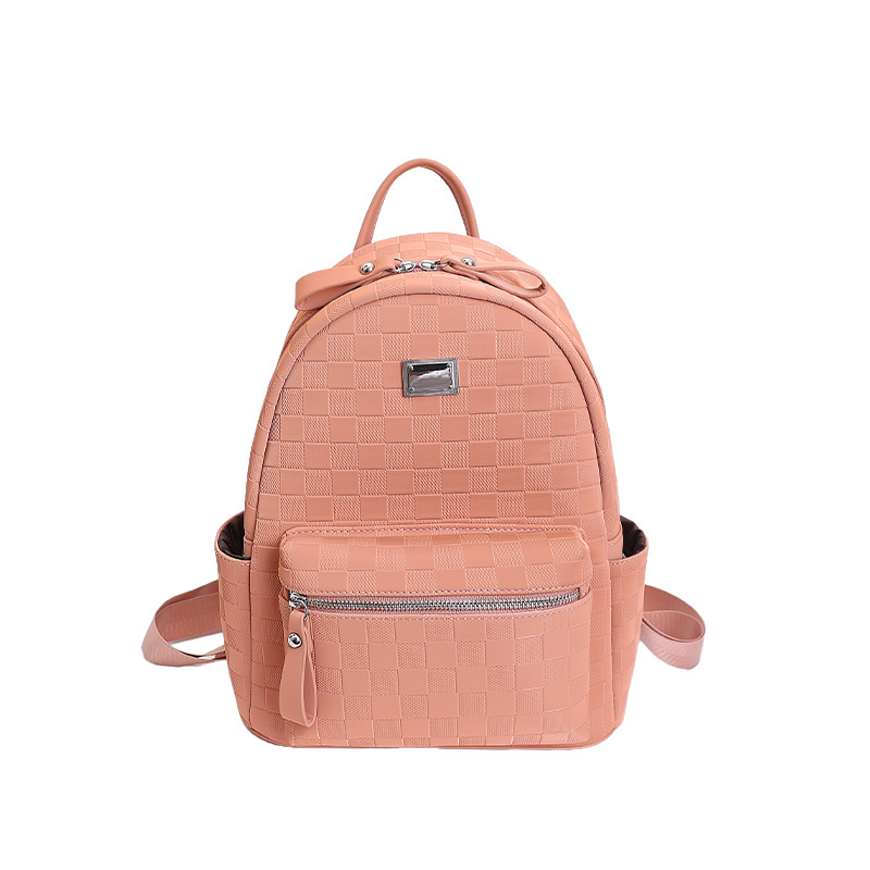 Mochila de moda coreana de mesa de ajedrez, mochila de viaje de gran capacidad para mujeres, 2026 nueva mochila universitaria
