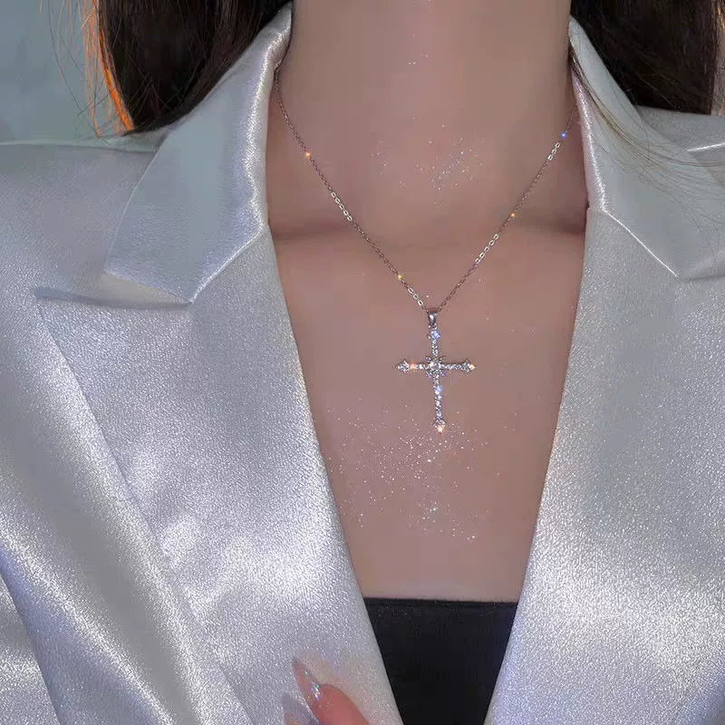 Колье Star Cross, женская легкая люксовая ключичная цепочка, трендовый персонализированный кулон