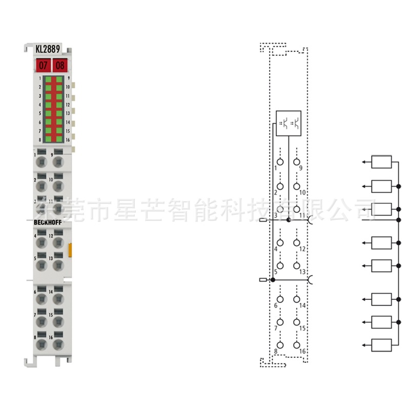 倍福KL2889总线端子模块德国BECKHOFF模块KL2889全新原装现货议价