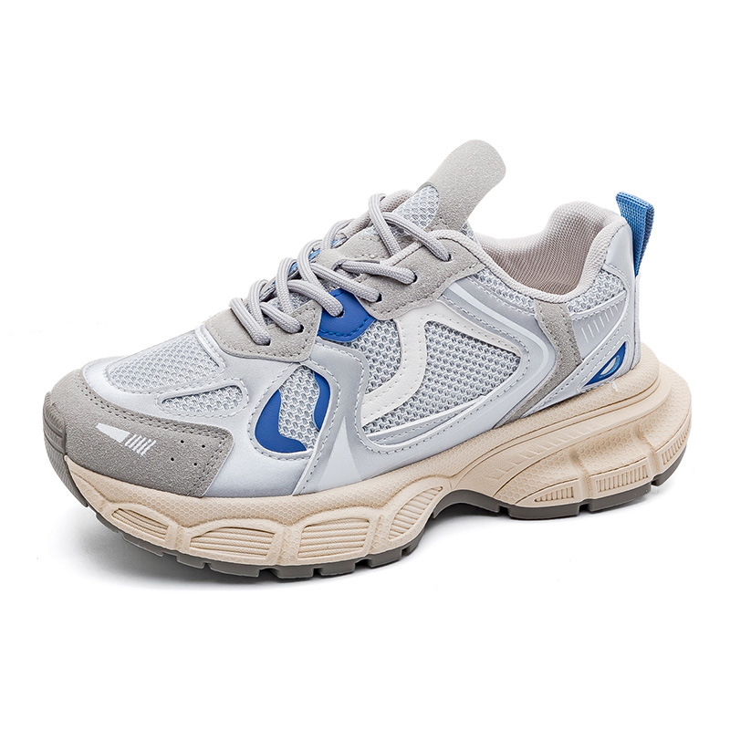 Zapatos de papá de suela gruesa para mujer 2023 nuevos zapatos de mujer retro versátiles de malla con suela gruesa aumentada 1103 image 7