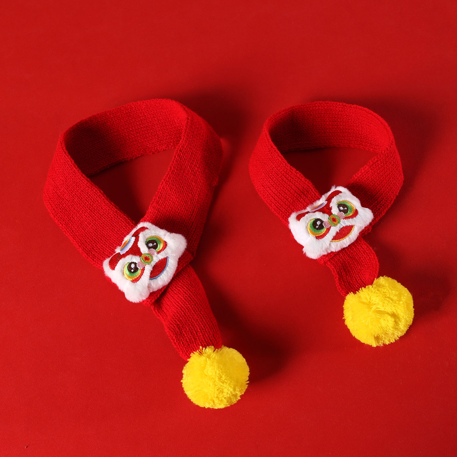 Mascotas bufandas de Año Nuevo despertar león Año Nuevo animal gatito Año Nuevo gato decoración collar perro accesorios gatos de invierno image 3