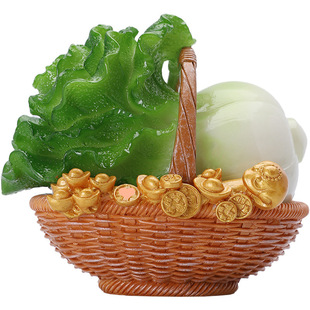 Premium Quality Cabbage-Shaped Tea Pet Ornament That Changes Color, Suitable for Creative Wealth-Attracting Tea Sets, Tea Room Decorations, and Tea Table Ornaments