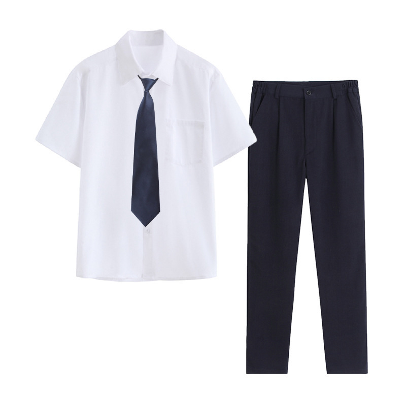 台湾附中班服シャツ学院風制服セット中学生高校生卒業シーズン運動会服|undefined
